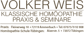 Klassische Homoeopathie Praxis und Seminare